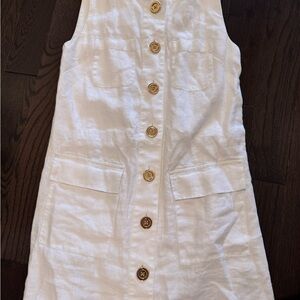J. Crew Cream Button-Front Top